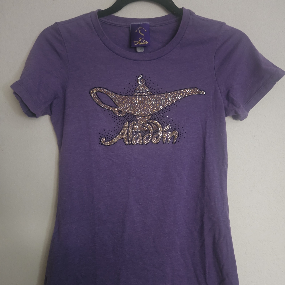 Disney Purple Aladdin Short Sleeve Tee